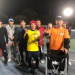 2018.12.27 木曜日 週末修行テニス打ち納め in 県営鴨池コート 鹿児島 テニスサークル 週末修行 WBT