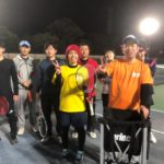 2018.12.27 木曜日 週末修行テニス打ち納め in 県営鴨池コート 鹿児島 テニスサークル 週末修行 WBT