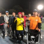2018.12.27 木曜日 週末修行テニス打ち納め in 県営鴨池コート 鹿児島 テニスサークル 週末修行 WBT