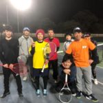 2018.12.27 木曜日 週末修行テニス打ち納め in 県営鴨池コート 鹿児島 テニスサークル 週末修行 WBT