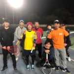 2018.12.27 木曜日 週末修行テニス打ち納め in 県営鴨池コート 鹿児島 テニスサークル 週末修行 WBT