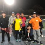 2018.12.27 木曜日 週末修行テニス打ち納め in 県営鴨池コート 鹿児島 テニスサークル 週末修行 WBT