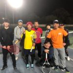 2018.12.27 木曜日 週末修行テニス打ち納め in 県営鴨池コート 鹿児島 テニスサークル 週末修行 WBT