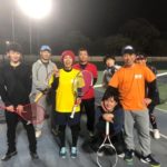 2018.12.27 木曜日 週末修行テニス打ち納め in 県営鴨池コート 鹿児島 テニスサークル 週末修行 WBT