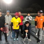 2018.12.27 木曜日 週末修行テニス打ち納め in 県営鴨池コート 鹿児島 テニスサークル 週末修行 WBT