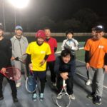 2018.12.27 木曜日 週末修行テニス打ち納め in 県営鴨池コート 鹿児島 テニスサークル 週末修行 WBT