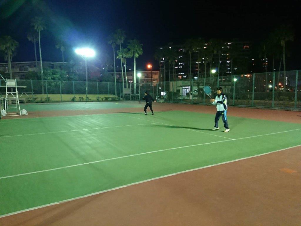 2019.01.07 月曜日 初級 2019 初打ち！ in 緑地テニスコート 鹿児島テニスサークル 週末修行 WBT