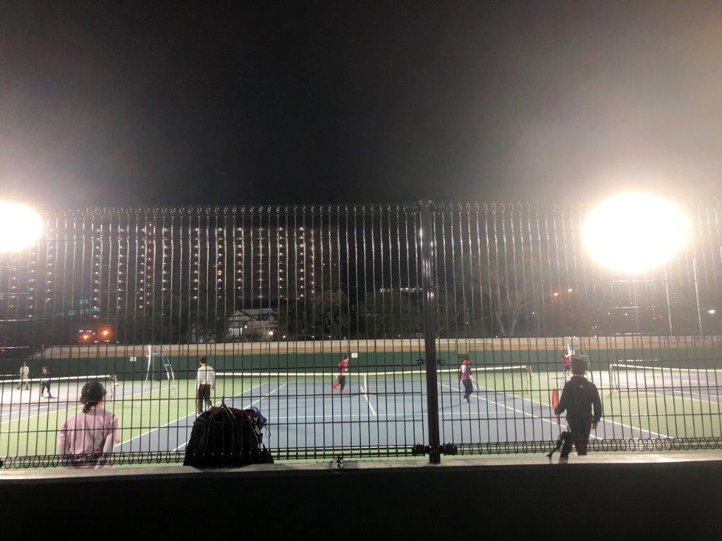 2019.01.25 金曜日 ゆいちゃん初参加！ in 県営鴨池テニスコート 鹿児島テニスサークル 週末修行