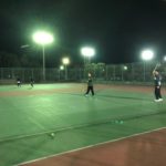 2019.03.18 月曜日 初級 もちたろうくんの旅立ち！ 岩坪さん初参加！鹿児島テニスサークル 週末修行 WBT