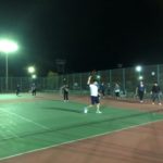 2019.03.18 月曜日 初級 もちたろうくんの旅立ち！ 岩坪さん初参加！鹿児島テニスサークル 週末修行 WBT