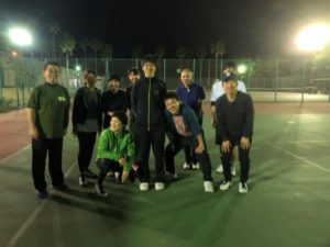 2019.03.18 月曜日 初級 もちたろうくんの旅立ち！ 岩坪さん初参加！鹿児島テニスサークル 週末修行 WBT