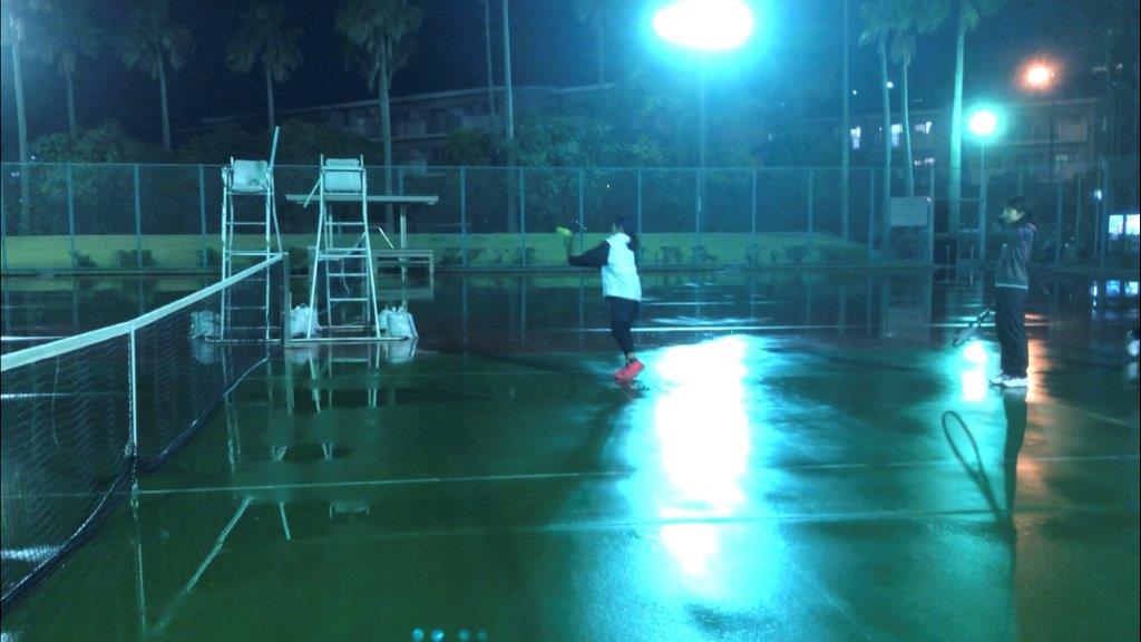2019.03.25 月曜日 初級 雨の中のボレー