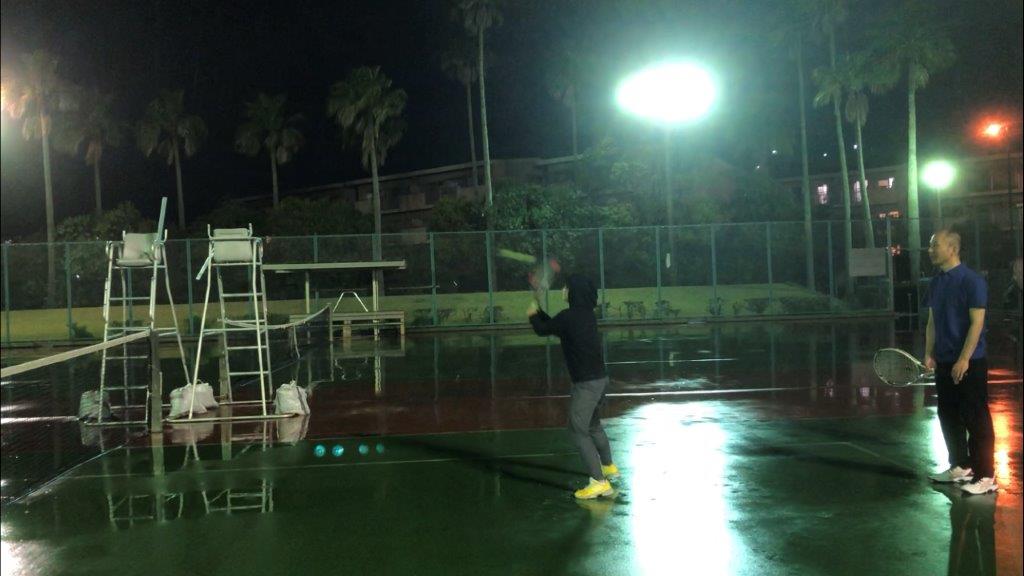 2019.03.25 月曜日 初級 雨の中のボレー