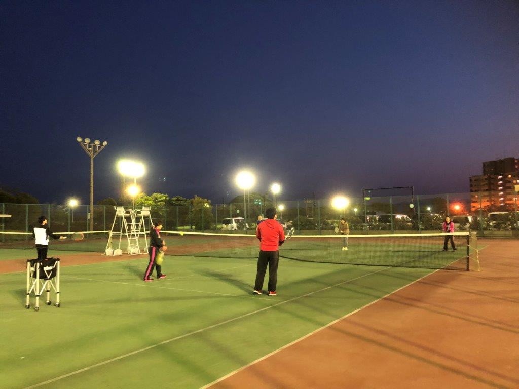 2019.04.01 月曜日 ちひろちゃん&お友達が初参加！鹿児島テニスサークル 週末修行