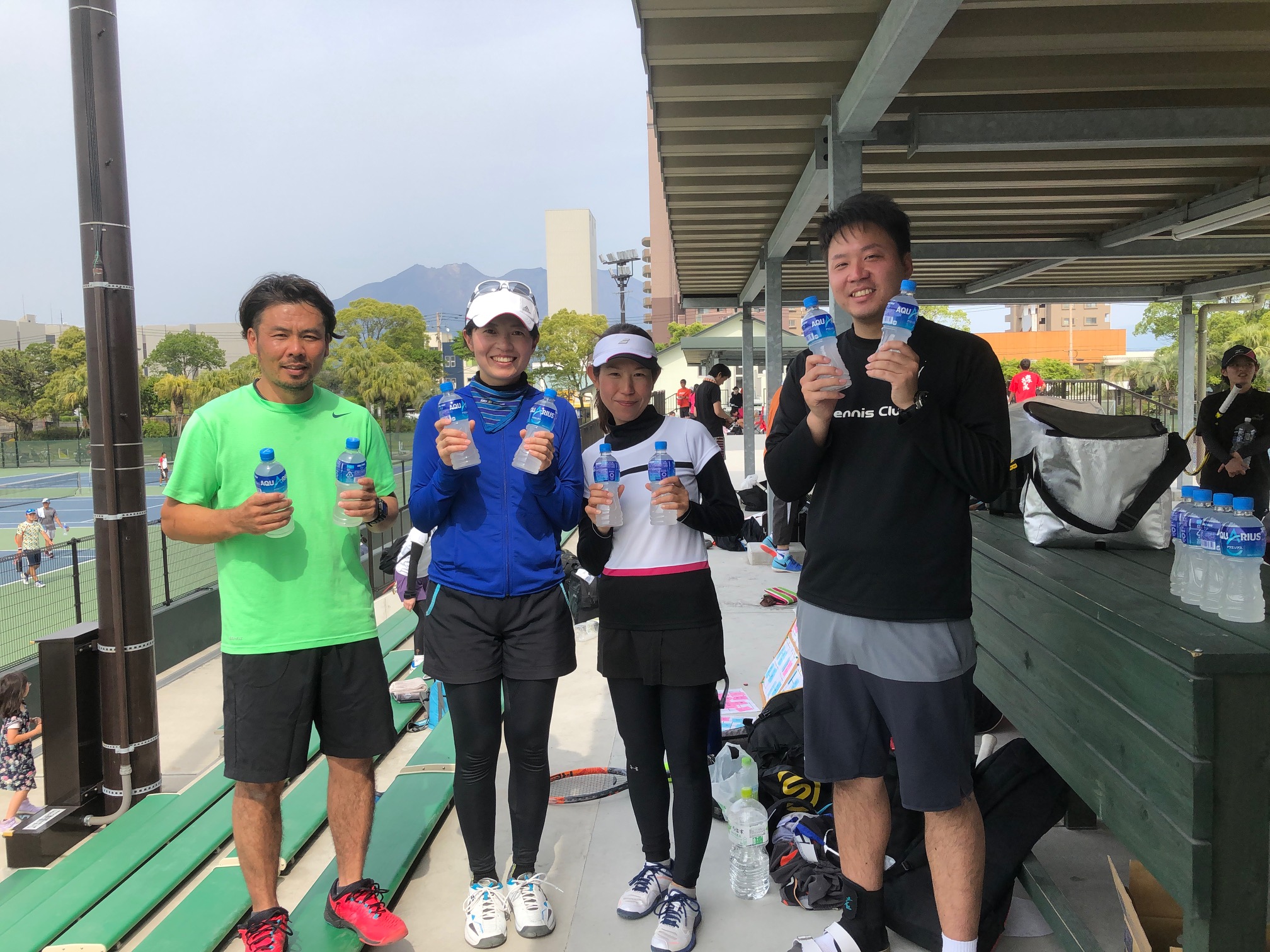 2019.05.04 土曜日 第１回 へぇてに杯 in 県営テニスコート 鹿児島テニスサークル 週末修行