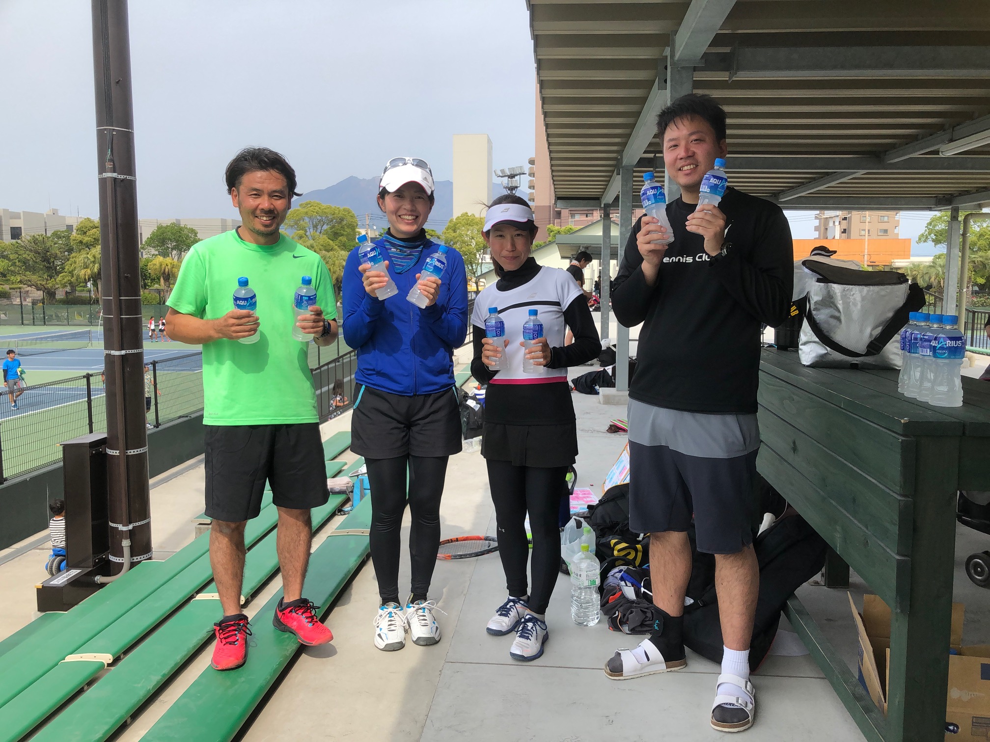 2019.05.04 土曜日 第１回 へぇてに杯 in 県営テニスコート 鹿児島テニスサークル 週末修行