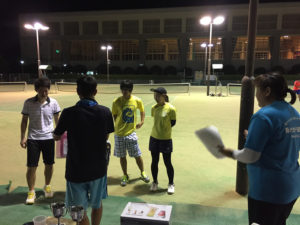 【試合結果】 2017.08.12 土曜日 第10回 パンダカップ 真夏のナイターテニス ダブルス 大会