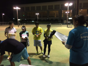 【試合結果】 2017.08.12 土曜日 第10回 パンダカップ 真夏のナイターテニス ダブルス 大会