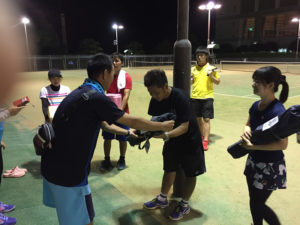 【試合結果】 2017.08.12 土曜日 第10回 パンダカップ 真夏のナイターテニス ダブルス 大会