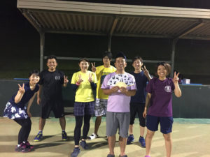 【試合結果】 2017.08.12 土曜日 第10回 パンダカップ 真夏のナイターテニス ダブルス 大会